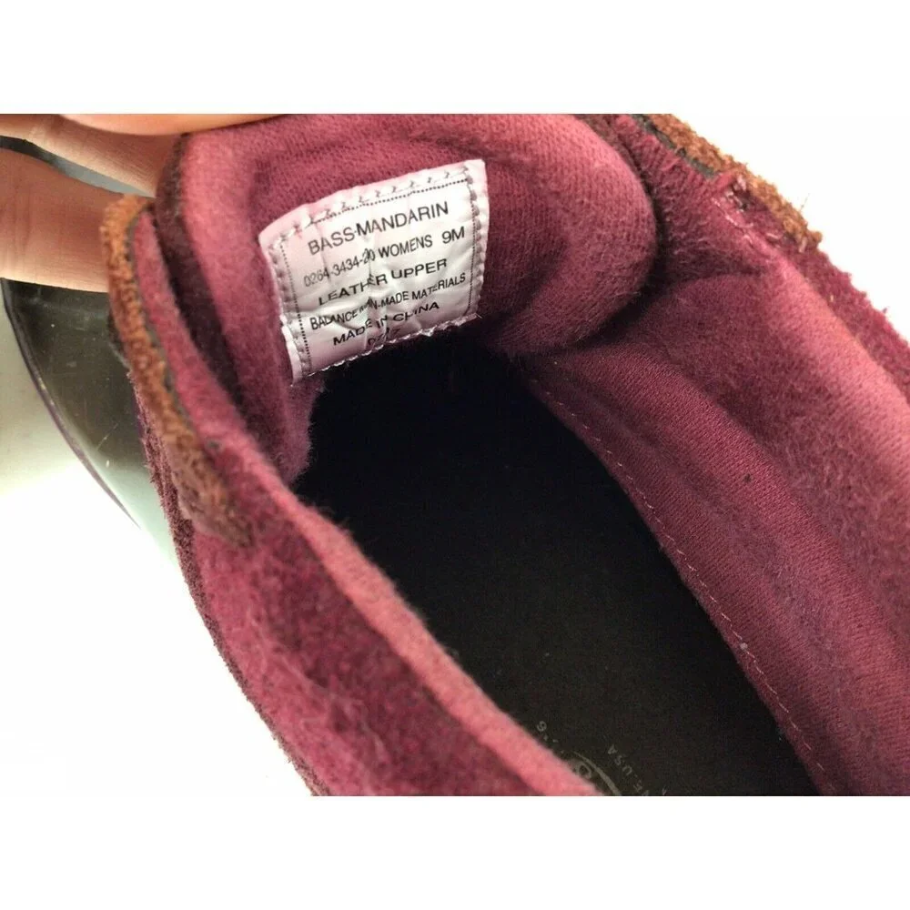Bass Suede Ankle Boots Womens 9